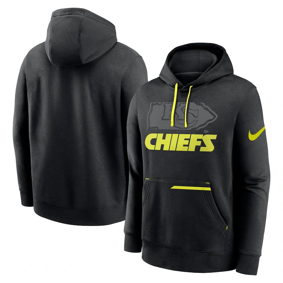 Men 2023 NFL Kansas City Chiefs black Sweatshirt style 1-0